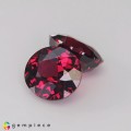 Natural Rhodolite garnet 7.03 Carats Purplish Pink Oval 9x8 mm Loose Gemstone - Image 3