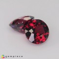 Natural Rhodolite garnet 7.03 Carats Purplish Pink Oval 9x8 mm Loose Gemstone - Image 5