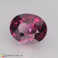 Natural Rhodolite garnet 3.09 Carats Purplish Pink Oval 9x7 mm Loose Gemstone - Image 2