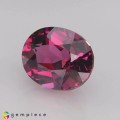 Natural Rhodolite garnet 3.09 Carats Purplish Pink Oval 9x7 mm Loose Gemstone - Image 3