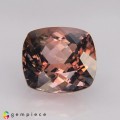 Natural Tourmaline 5.07 Carats Champagne Pink Cushion 11x10 mm Loose Gemstone - Image 1