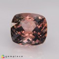 Natural Tourmaline 5.07 Carats Champagne Pink Cushion 11x10 mm Loose Gemstone - Image 3
