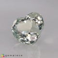 Natural Tourmaline 2.94 Carats Very Light Baby Green Heart  9x8 mm Loose Gemstone - Image 3