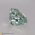 Natural Tourmaline 2.94 Carats Very Light Baby Green Heart  9x8 mm Loose Gemstone - Image 4