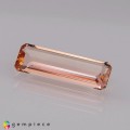 Natural Imperial topaz 1.77 Carats Imperial Orange Emerald Cut 13x4 mm Loose Gemstone - Image 2
