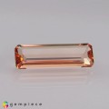 Natural Imperial topaz 1.77 Carats Imperial Orange Emerald Cut 13x4 mm Loose Gemstone - Image 7