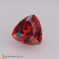 Natural Spessartite garnet 1.96 Carats Fire Red Trilliant  7x5 mm Loose Gemstone - Image 3