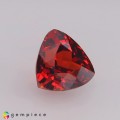 Natural Spessartite garnet 1.96 Carats Fire Red Trilliant  7x5 mm Loose Gemstone - Image 5