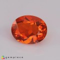 Natural Fire opal 0.98 Carats Orange Red Oval 8x6 mm Loose Gemstone - Image 2
