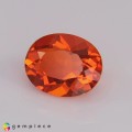 Natural Fire opal 0.98 Carats Orange Red Oval 8x6 mm Loose Gemstone - Image 3