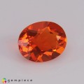 Natural Fire opal 0.98 Carats Orange Red Oval 8x6 mm Loose Gemstone - Image 7