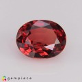 Natural Red natural spinel oval  0.89 Carats Red  Oval 6x5 mm Loose Gemstone - Image 1