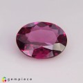 Natural Rhodolite garnet 3.04 Carats Purplish Pink Oval 10x8 mm Loose Gemstone - Image 7