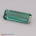 Natural Tourmaline 2.64 Carats Teal Green Emerald 14x5 mm Loose Gemstone - Image 2