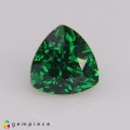 Natural Tsavorite garnet 0.48 Carats Chrome Green Trilliant  5x3 mm Loose Gemstone - Image 1