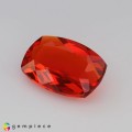 Natural Fire opal 1.03 Carats Fire Red Cushion 9x6 mm Loose Gemstone - Image 2