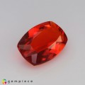 Natural Fire opal 1.03 Carats Fire Red Cushion 9x6 mm Loose Gemstone - Image 5