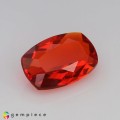 Natural Fire opal 1.03 Carats Fire Red Cushion 9x6 mm Loose Gemstone - Image 1
