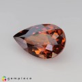 Natural Zircon 4.09 Carats Imperial Orange Pear 12x8 mm Loose Gemstone - Image 2