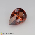Natural Zircon 4.09 Carats Imperial Orange Pear 12x8 mm Loose Gemstone - Image 5