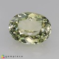 Natural Sillimanite 6.57 Carats Pastel Yellow Oval 12x10 mm Loose Gemstone - Image 2