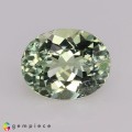 Natural Montebrasite 1.38 Carats Greenish Yellow Oval 8x6 mm Loose Gemstone - Image 1