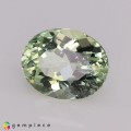 Natural Montebrasite 1.38 Carats Greenish Yellow Oval 8x6 mm Loose Gemstone - Image 2