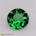 Natural Tsavorite garnet 0.41 Carats Chrome Green Round 5x3 mm Loose Gemstone - Image 3