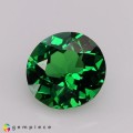 Natural Tsavorite garnet 0.41 Carats Chrome Green Round 5x3 mm Loose Gemstone - Image 2