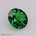 Natural Tsavorite garnet 0.41 Carats Chrome Green Round 5x3 mm Loose Gemstone - Image 6