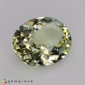Natural Sillimanite 5.72 Carats Yellowish Green Oval 13x10 mm Loose Gemstone - Image 3