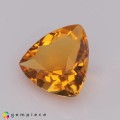 Natural Fire opal 1.34 Carats Tangy Orange Trilliant  9x5 mm Loose Gemstone - Image 3