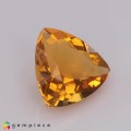 Natural Fire opal 1.34 Carats Tangy Orange Trilliant  9x5 mm Loose Gemstone - Image 5