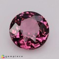 Natural Purplish pink natural spinel round 1.97 Carats Purplish Pink Round 8x4 mm Loose Gemstone - Image 2