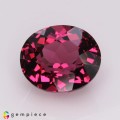 Natural Rhodolite garnet 4.54 Carats Purplish Pink Oval 10x9 mm Loose Gemstone - Image 1