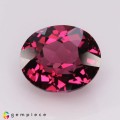 Natural Rhodolite garnet 4.54 Carats Purplish Pink Oval 10x9 mm Loose Gemstone - Image 3