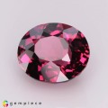 Natural Rhodolite garnet 4.54 Carats Purplish Pink Oval 10x9 mm Loose Gemstone - Image 2