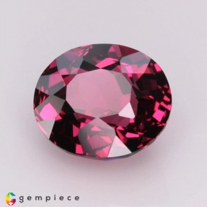 rhodolite garnet  4.54cts - 10x9mm rhodolite garnet  4.54cts - 10x9mm