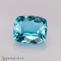 Natural Apatite 1.38 Carats Paraiba Blue Cushion 7x6 mm Loose Gemstone - Image 2