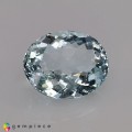 Natural Light Ice Blue Natural Aquamarine 6.47 Carats Very Light Ice Blue Oval 14x11 mm Loose Gemstone - Image 6