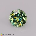Natural Demantoid garnet 0.48 Carats Green Round 4x3 mm Loose Gemstone - Image 2