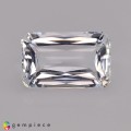 Natural Petalite 6.36 Carats White Emerald Cut 15x9 mm Loose Gemstone - Image 1