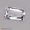 Natural Petalite 6.36 Carats White Emerald Cut 15x9 mm Loose Gemstone - Image 2