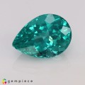 Natural Apatite 3.78 Carats Paraiba Blue Green Pear 12x8 mm Loose Gemstone - Image 1