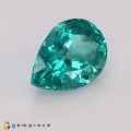 Natural Apatite 3.78 Carats Paraiba Blue Green Pear 12x8 mm Loose Gemstone - Image 5