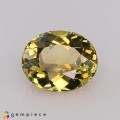 Natural Grossular garnet 1.51 Carats Yellow Oval 8x6 mm Loose Gemstone - Image 7