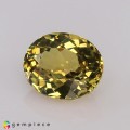 Natural Grossular garnet 1.51 Carats Yellow Oval 8x6 mm Loose Gemstone - Image 3