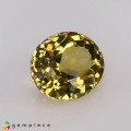 Natural Grossular garnet 1.51 Carats Yellow Oval 8x6 mm Loose Gemstone - Image 6