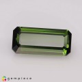 Natural Tourmaline 3.26 Carats Forest Green Emerald 13x6 mm Loose Gemstone - Image 2