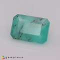 Natural Peru opal 2.62 Carats Paraiba Blue Green Emerald Cut 11x7 mm Loose Gemstone - Image 2